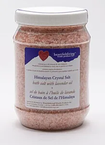 Heartfelt Living Himalayan Crystal Bath Salts with Lavender oil 1kg