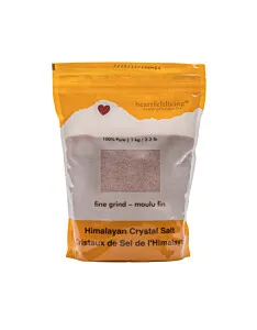 Heartfelt Living Himalayan Crystal Fine Grind Salt 1kg