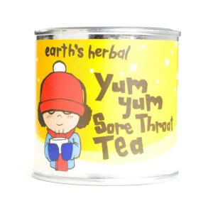 Earth's Herbal Yum Yum Sore Throat Tea One Tin