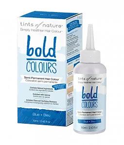 Tints of Nature Bold Colour Semi-Permanent Hair Colour - Blue 70ml