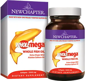 New Chapter Wholemega Fish Oil 1000mg 144 Capsules