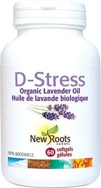 New Roots D-Stress 80mg 60Softgels @