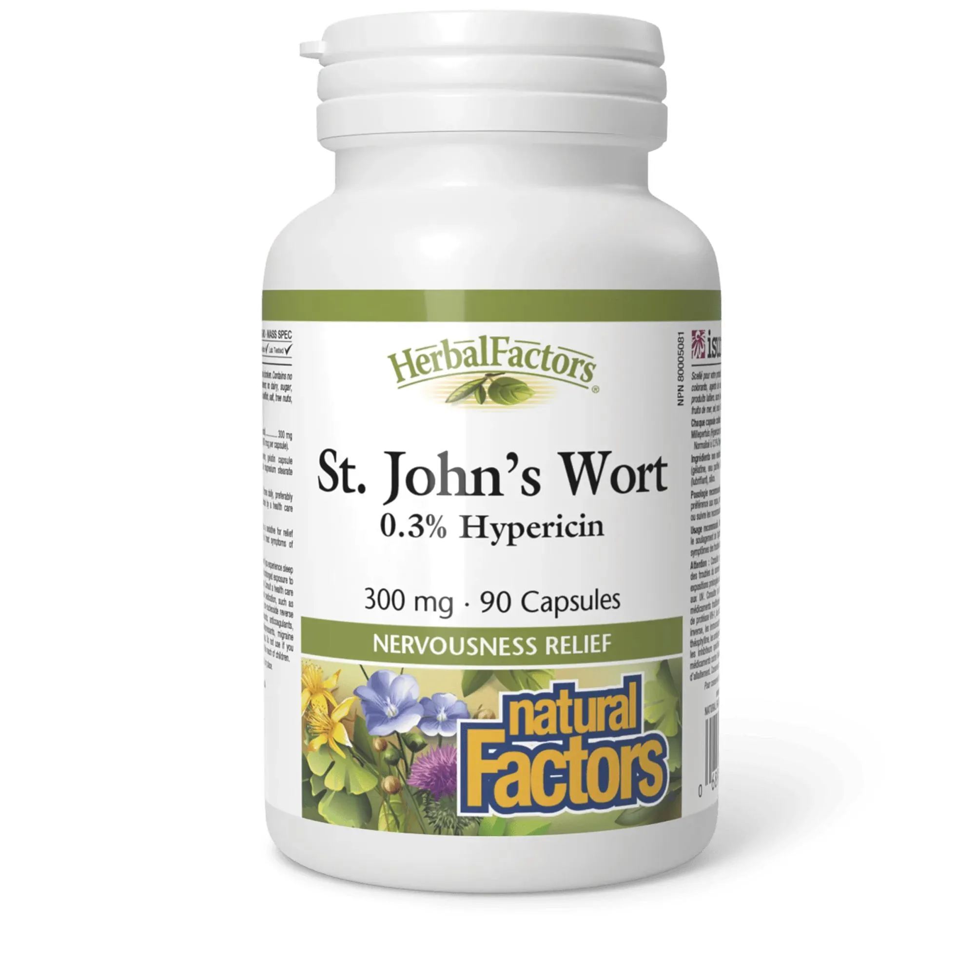 Natural Factors St John Wort Extract 300MG  90 Capsules