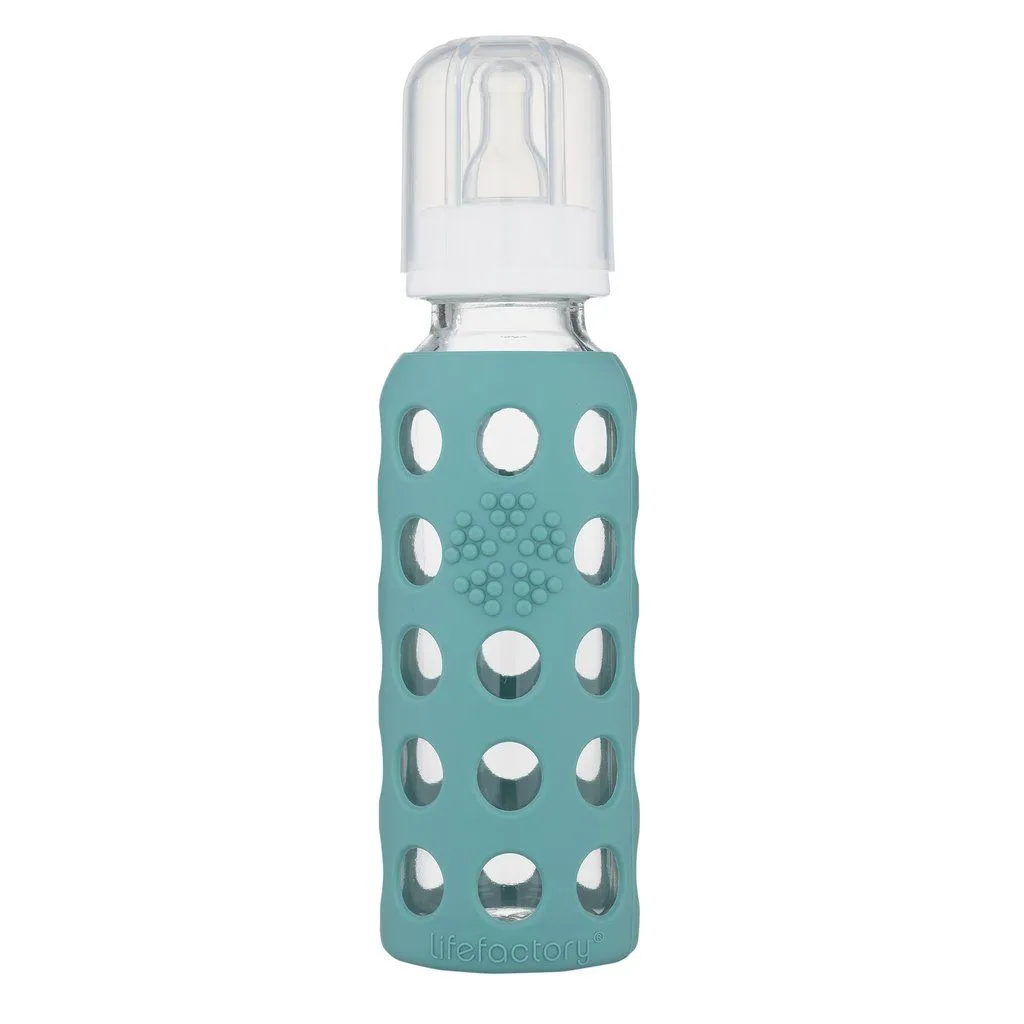 LifeFactory Glass Baby Bottle Kale 9oz 250ml