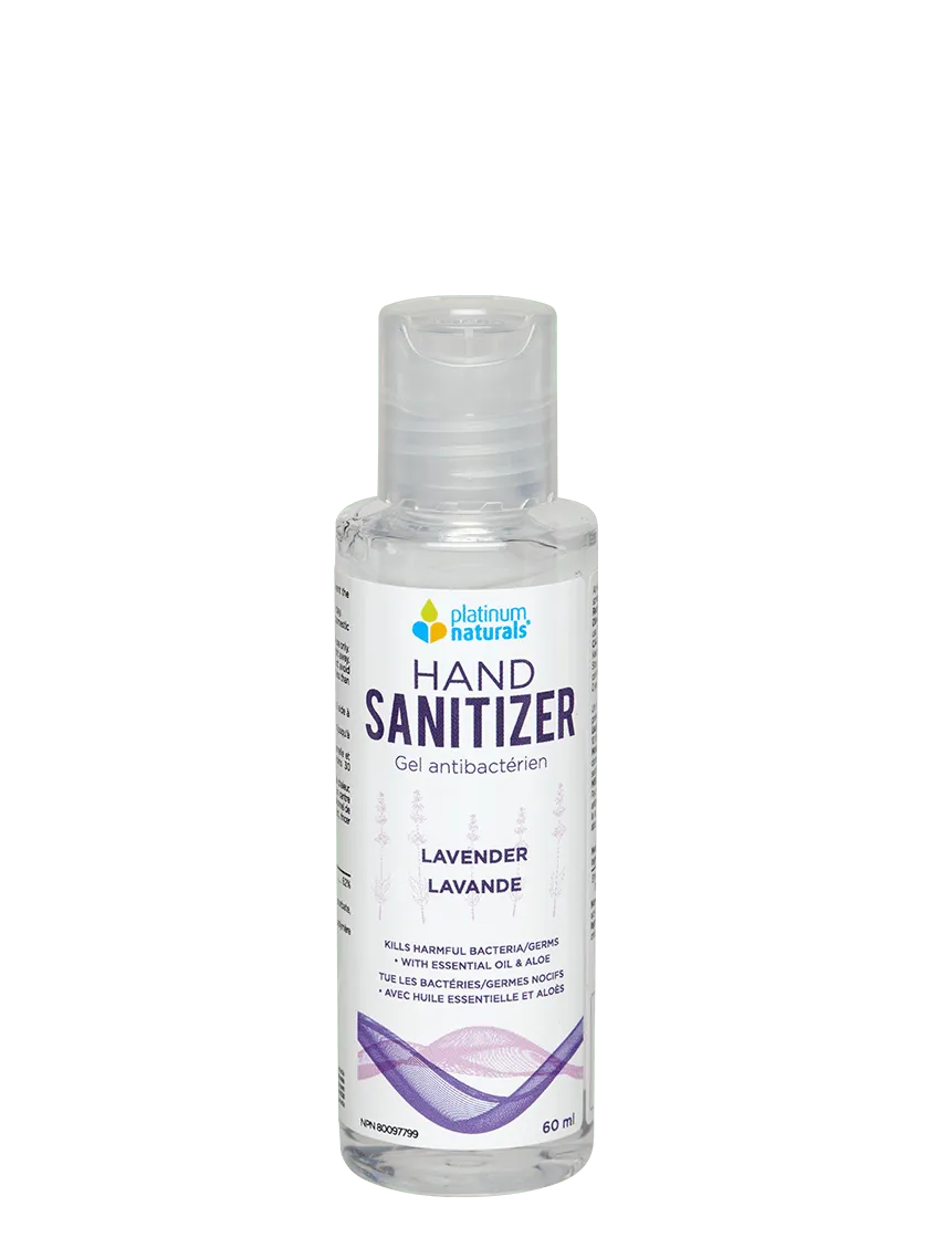 Platinum Naturals hand sanitizer - Lavender 60ml