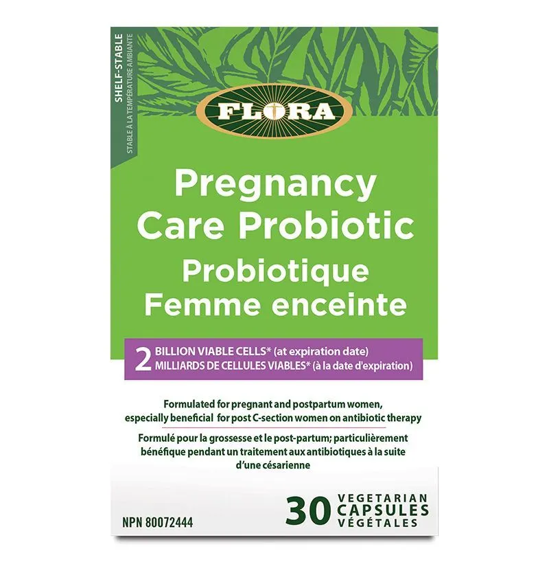 Flora Pregnancy Care Probiotic 2 Billion 30 Vcaps