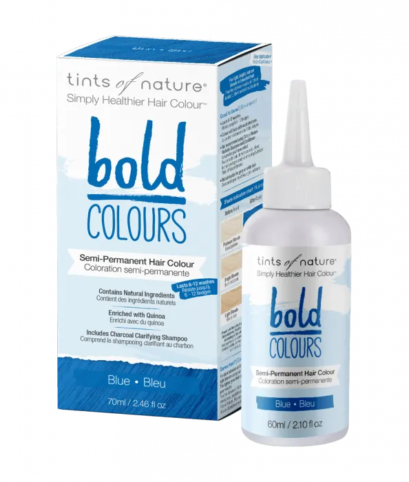 Tints of Nature Bold Colour Semi-Permanent Hair Colour - Blue 70ml
